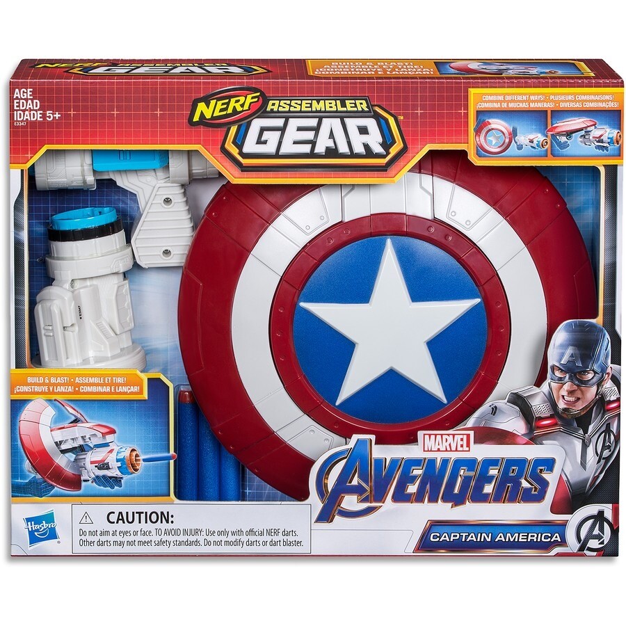 captain america nerf shield